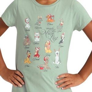 Disney List of Nice Dogs & Cats Short Sleeve Tee